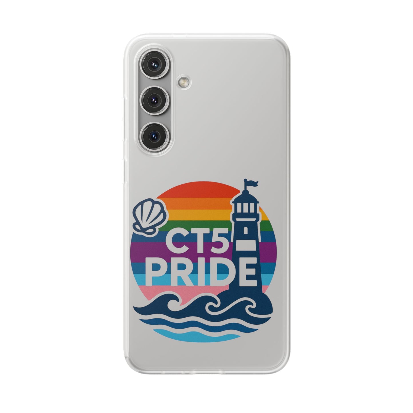 CT5 Pride Colorful Phone Case, LGBTQIA+ Flexi Cases, Love for All Gifts, Stylish Phone Accessories, Pride Month Celebration