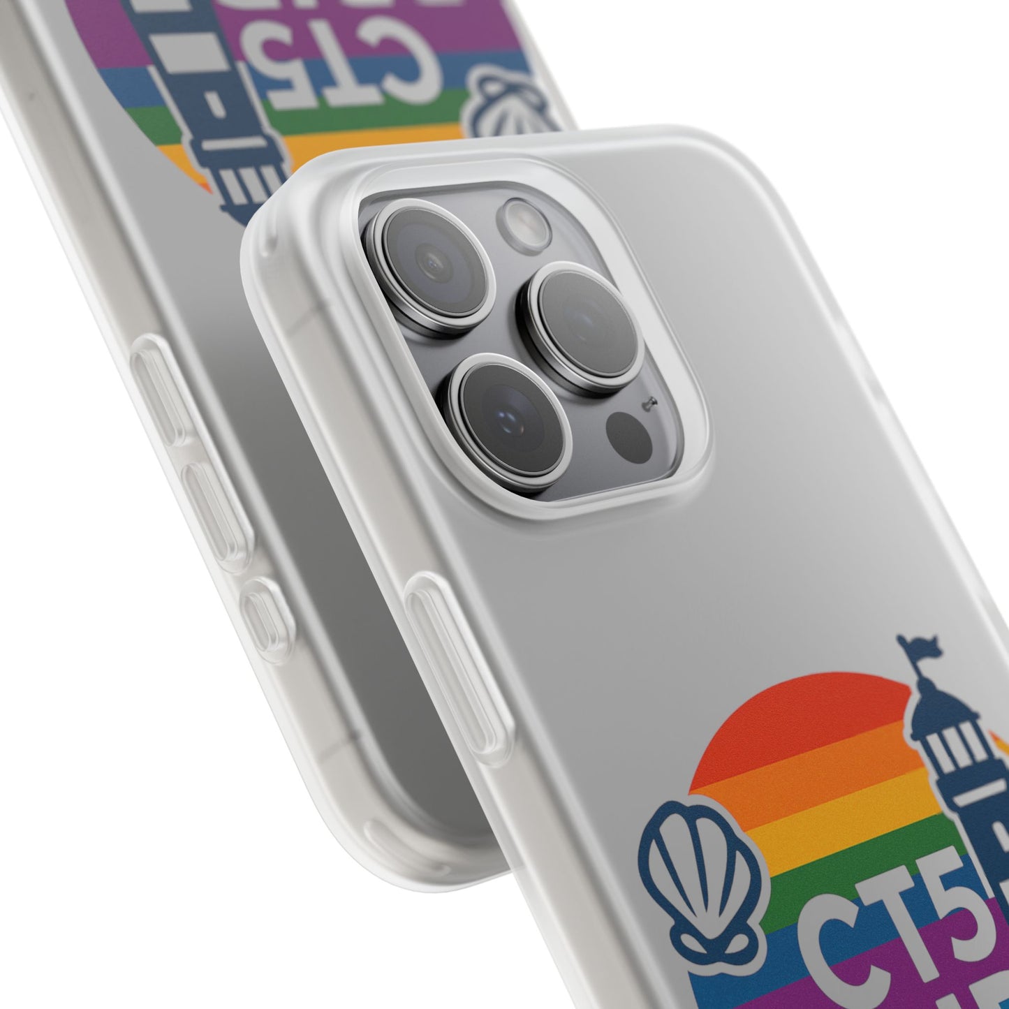 CT5 Pride Colorful Phone Case, LGBTQIA+ Flexi Cases, Love for All Gifts, Stylish Phone Accessories, Pride Month Celebration