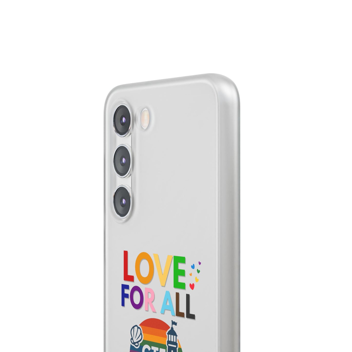 Colorful CT5 Pride (Love for all) Phone Case, LGBTQIA+ Flexi Cases, Love for All Gifts, Stylish Phone Accessories, Pride Month Celebration