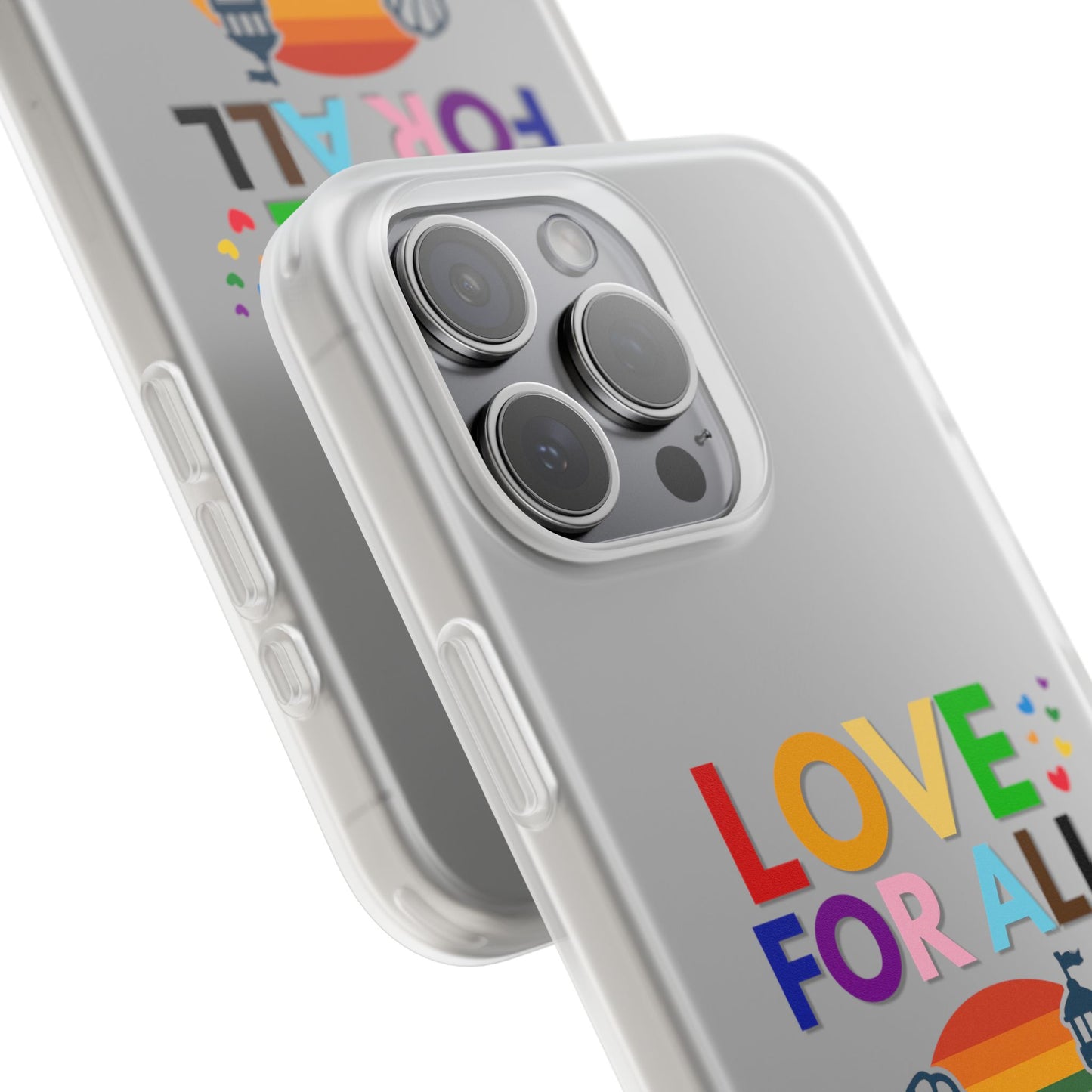 Colorful CT5 Pride (Love for all) Phone Case, LGBTQIA+ Flexi Cases, Love for All Gifts, Stylish Phone Accessories, Pride Month Celebration
