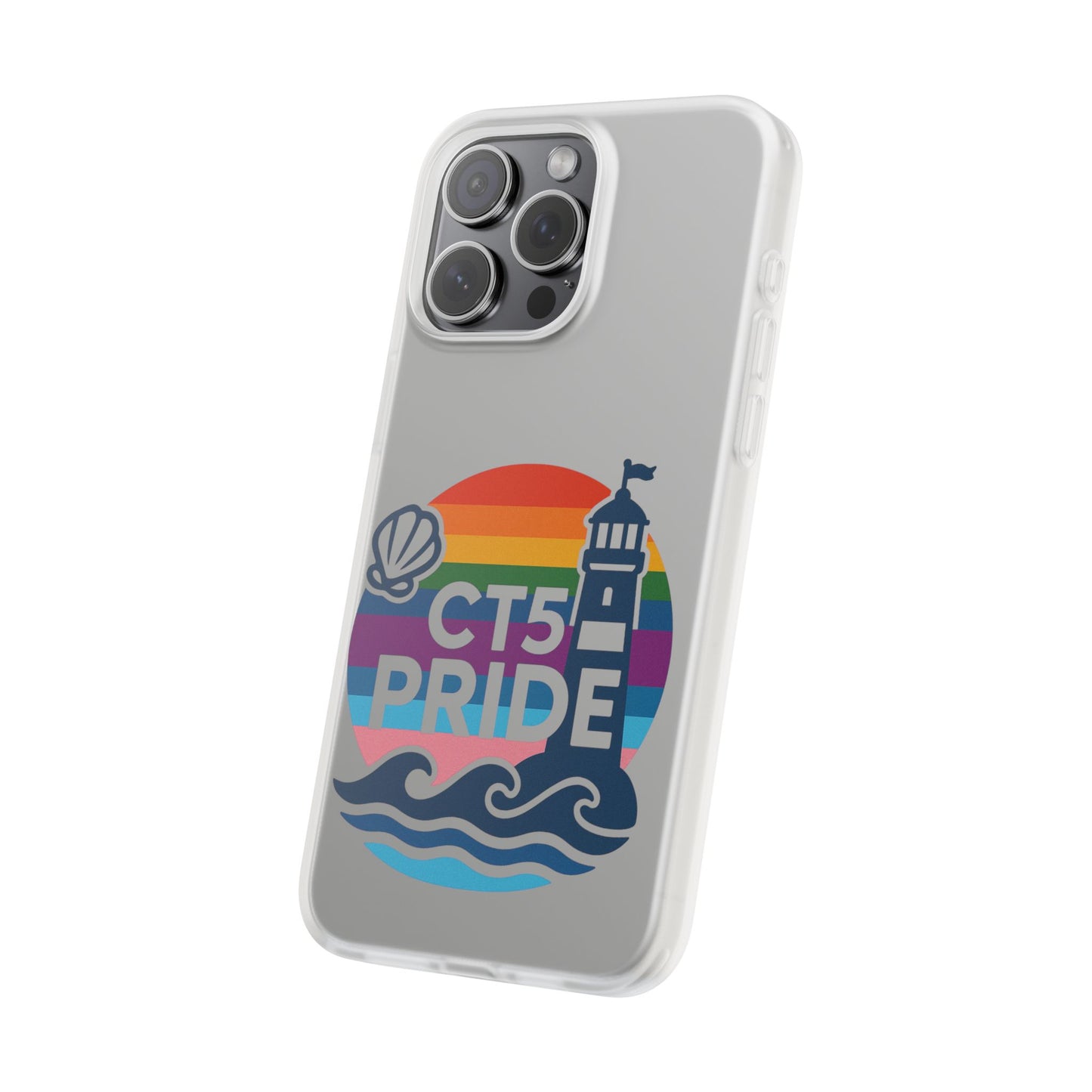 CT5 Pride Colorful Phone Case, LGBTQIA+ Flexi Cases, Love for All Gifts, Stylish Phone Accessories, Pride Month Celebration
