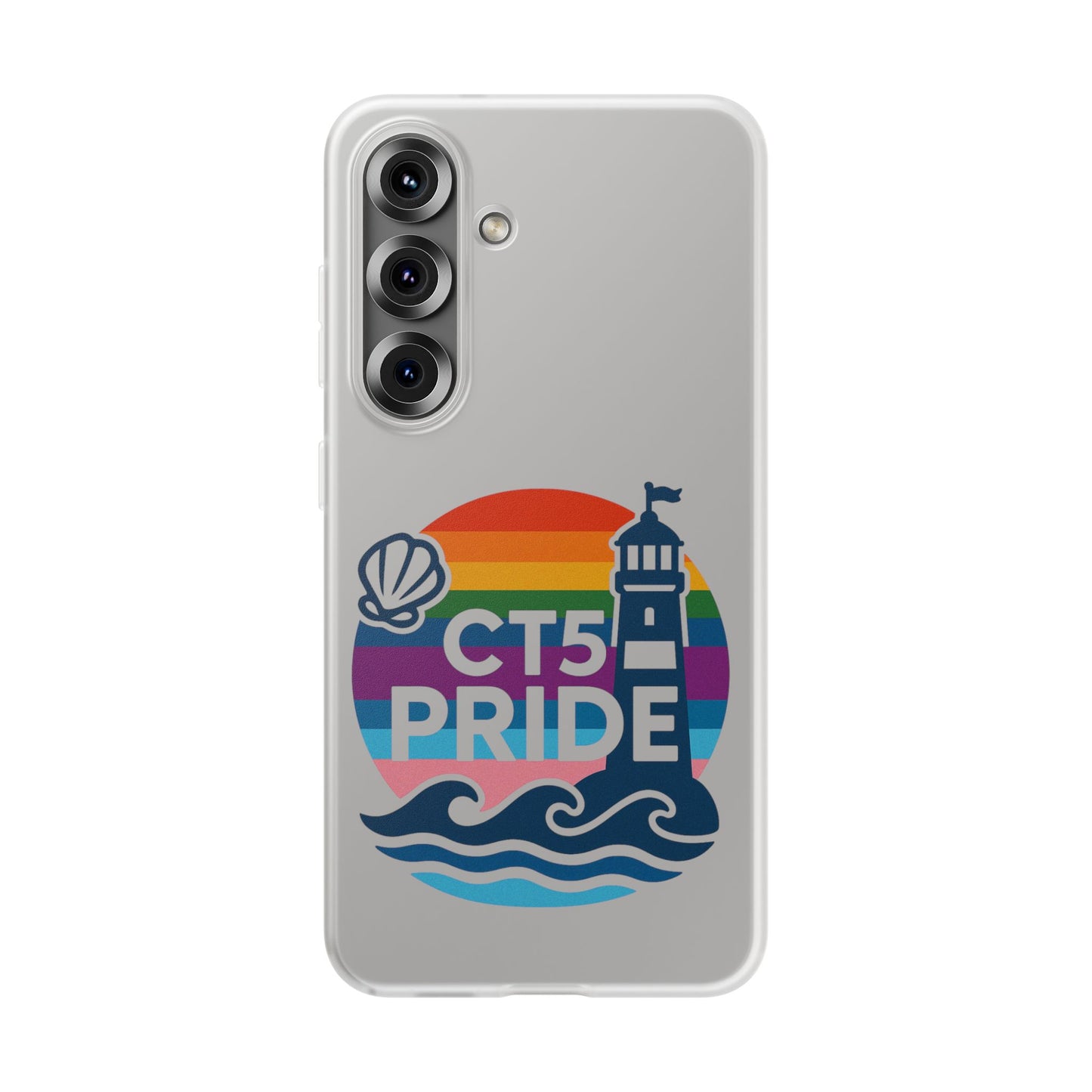 CT5 Pride Colorful Phone Case, LGBTQIA+ Flexi Cases, Love for All Gifts, Stylish Phone Accessories, Pride Month Celebration