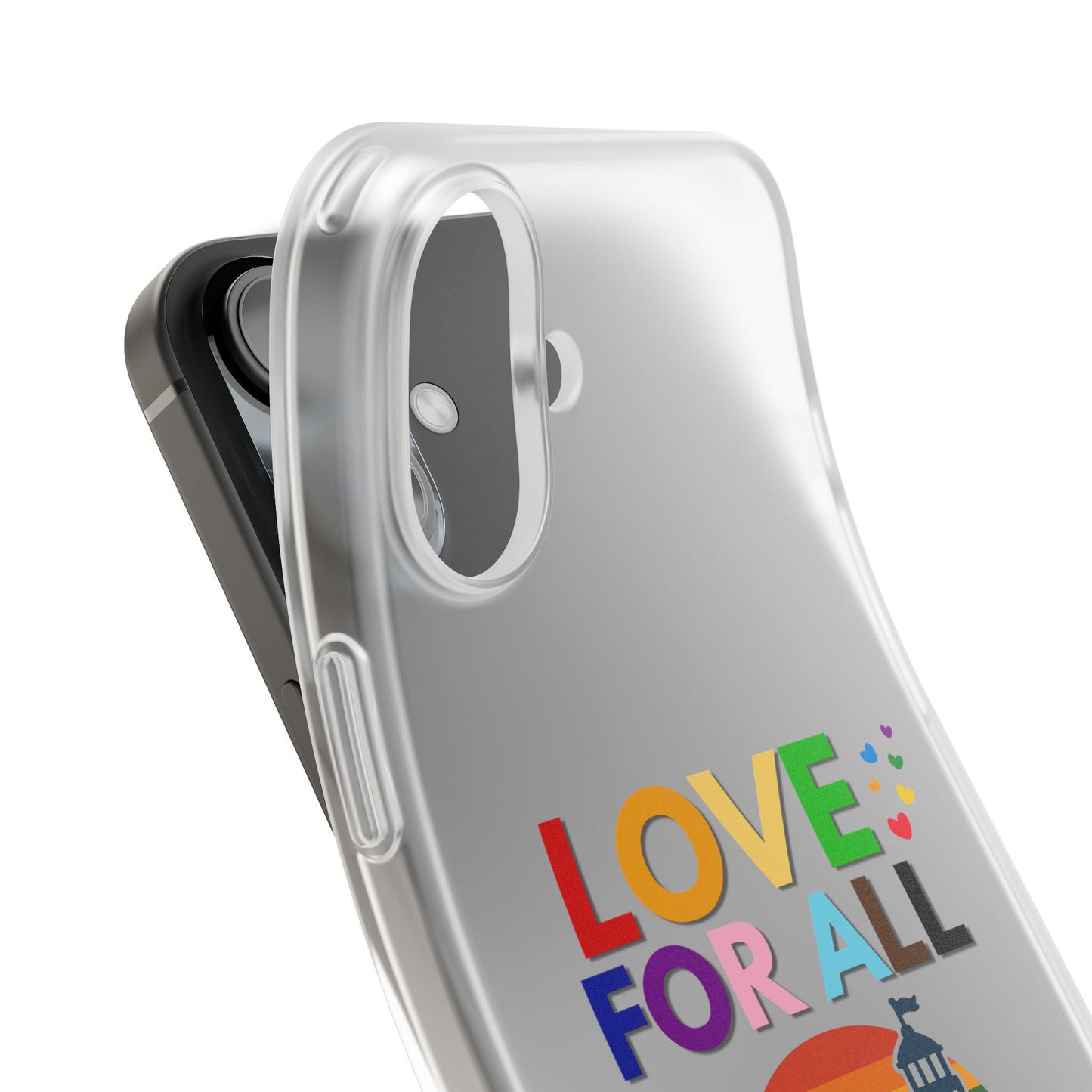 Colorful CT5 Pride (Love for all) Phone Case, LGBTQIA+ Flexi Cases, Love for All Gifts, Stylish Phone Accessories, Pride Month Celebration