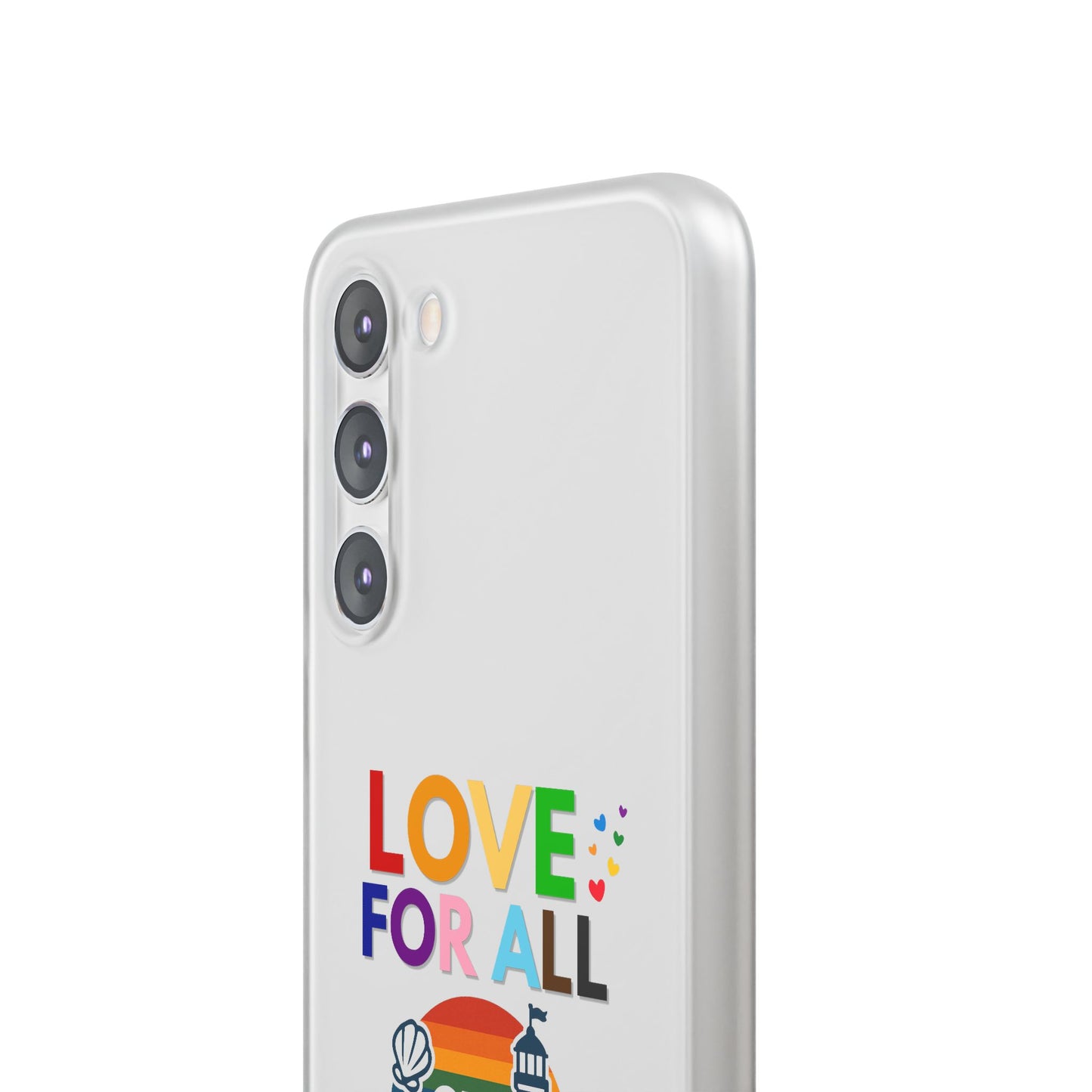 Colorful CT5 Pride (Love for all) Phone Case, LGBTQIA+ Flexi Cases, Love for All Gifts, Stylish Phone Accessories, Pride Month Celebration