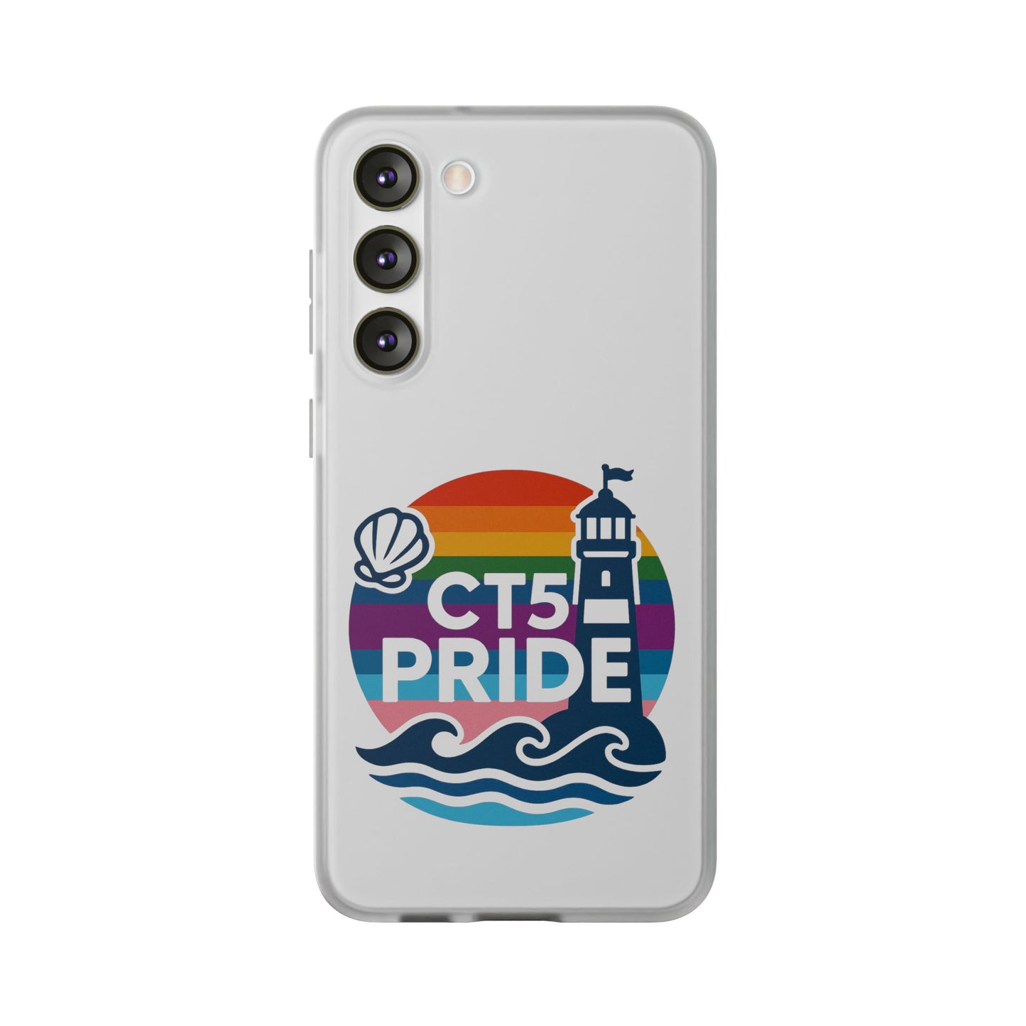CT5 Pride Colorful Phone Case, LGBTQIA+ Flexi Cases, Love for All Gifts, Stylish Phone Accessories, Pride Month Celebration
