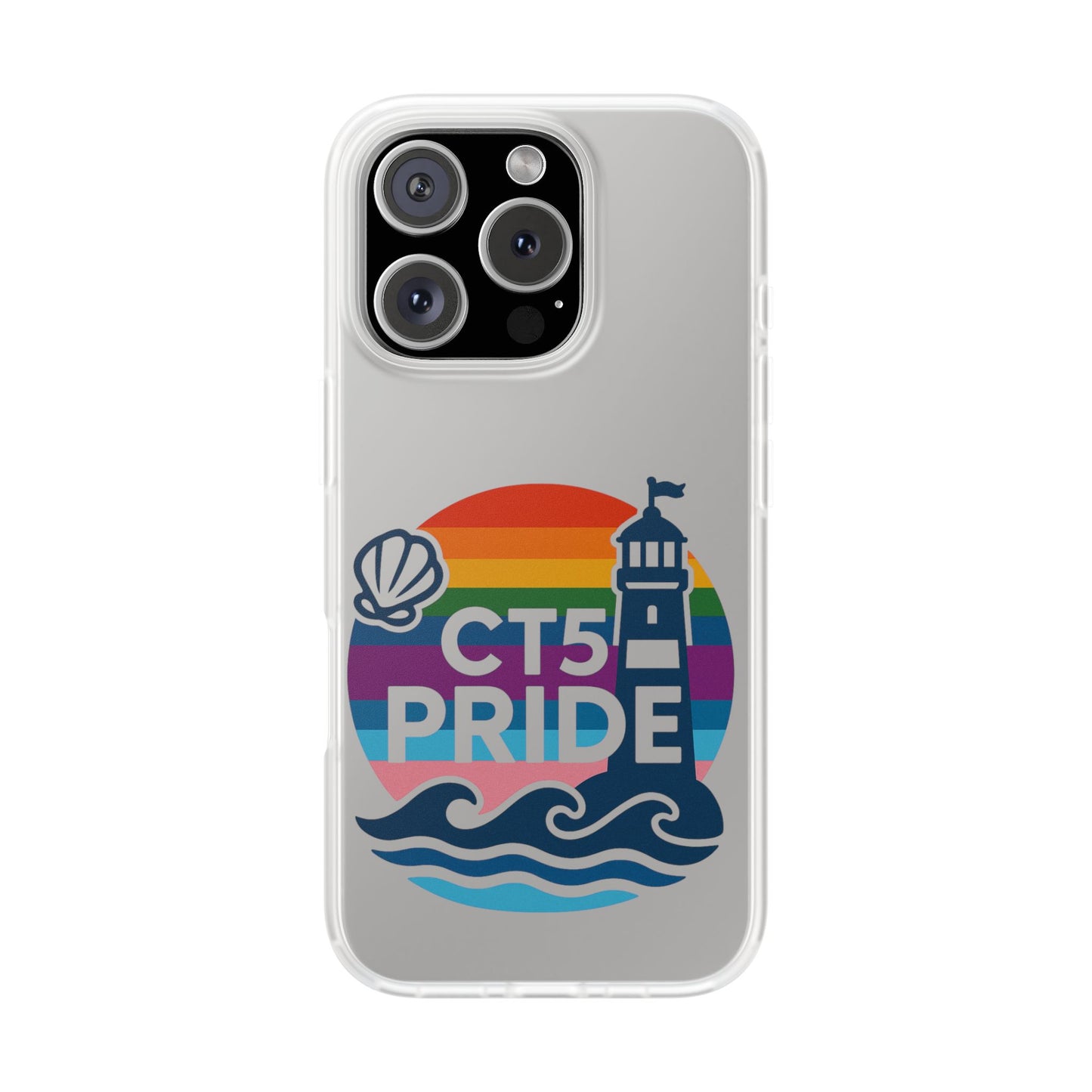 CT5 Pride Colorful Phone Case, LGBTQIA+ Flexi Cases, Love for All Gifts, Stylish Phone Accessories, Pride Month Celebration