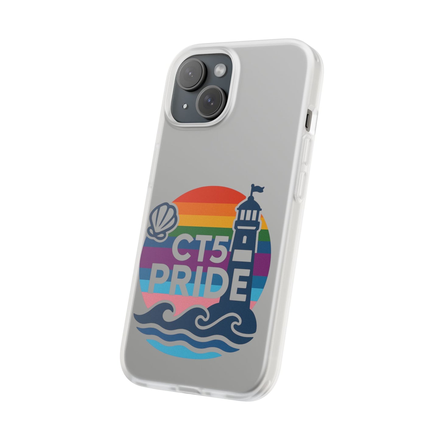 CT5 Pride Colorful Phone Case, LGBTQIA+ Flexi Cases, Love for All Gifts, Stylish Phone Accessories, Pride Month Celebration