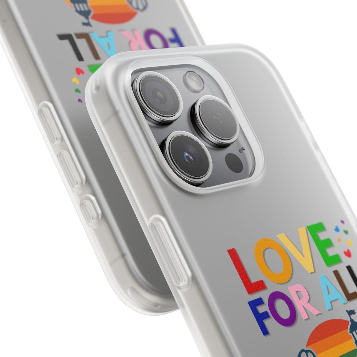 Colorful CT5 Pride (Love for all) Phone Case, LGBTQIA+ Flexi Cases, Love for All Gifts, Stylish Phone Accessories, Pride Month Celebration