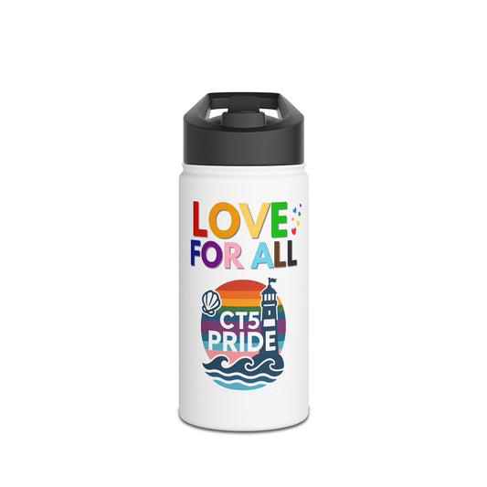 CT5 Pride (Love for All)  Stainless Steel Water Bottle, Standard Lid