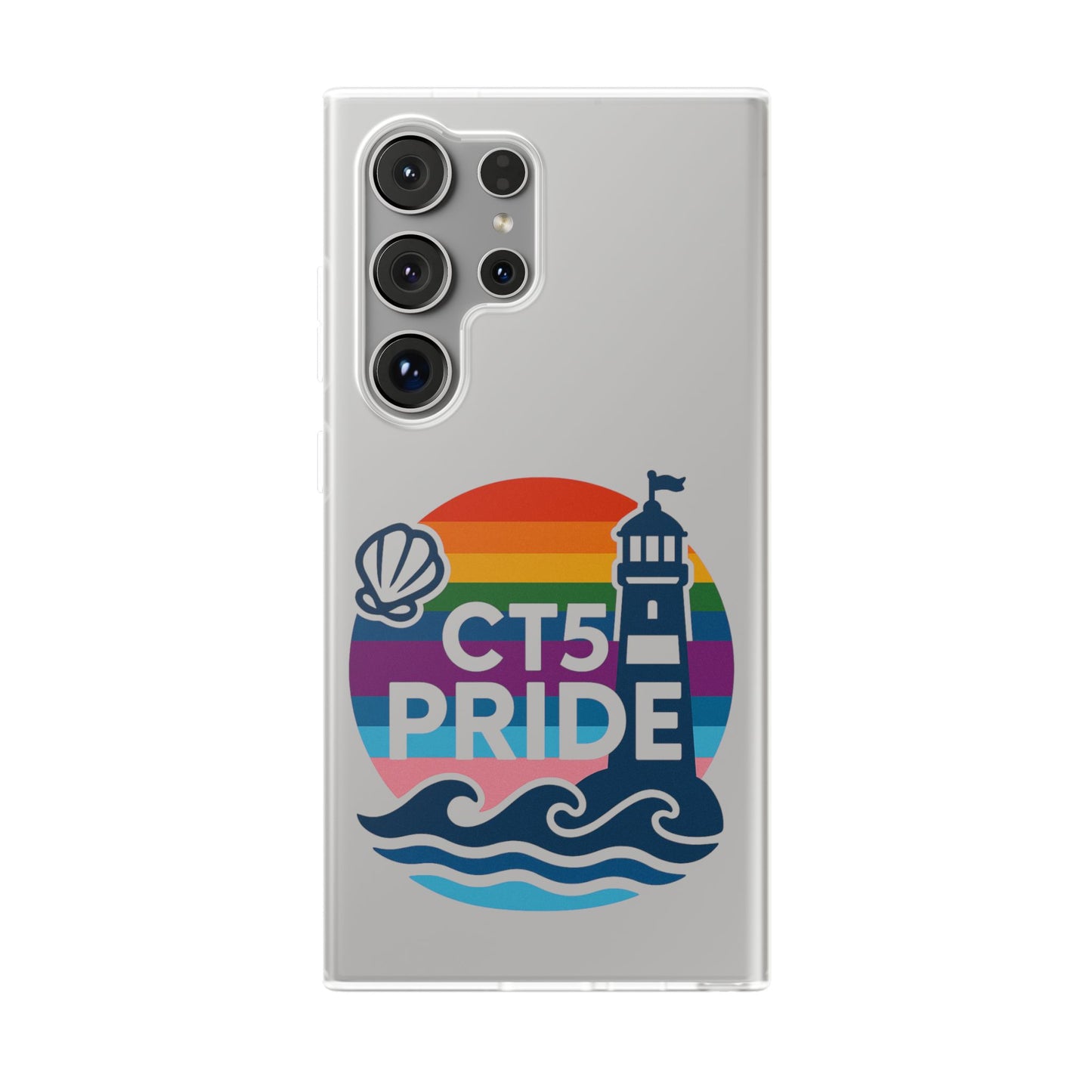 CT5 Pride Colorful Phone Case, LGBTQIA+ Flexi Cases, Love for All Gifts, Stylish Phone Accessories, Pride Month Celebration