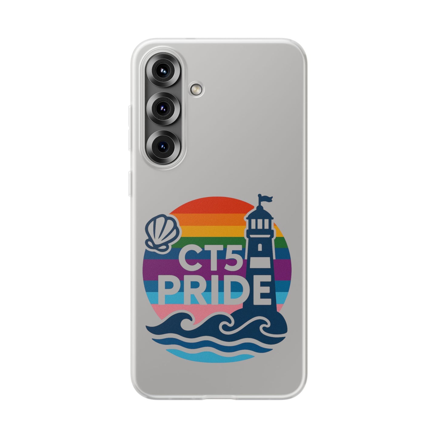 CT5 Pride Colorful Phone Case, LGBTQIA+ Flexi Cases, Love for All Gifts, Stylish Phone Accessories, Pride Month Celebration