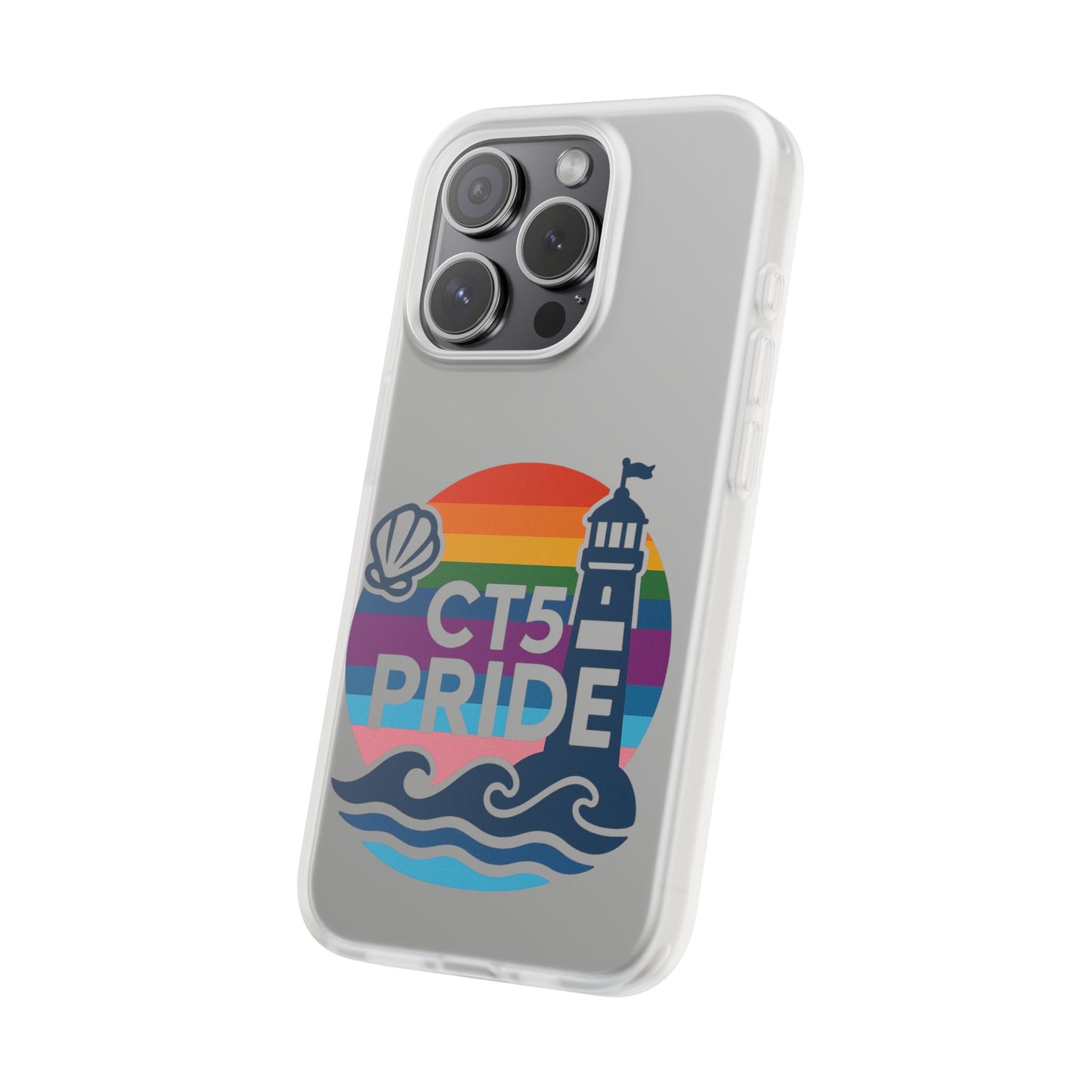 CT5 Pride Colorful Phone Case, LGBTQIA+ Flexi Cases, Love for All Gifts, Stylish Phone Accessories, Pride Month Celebration