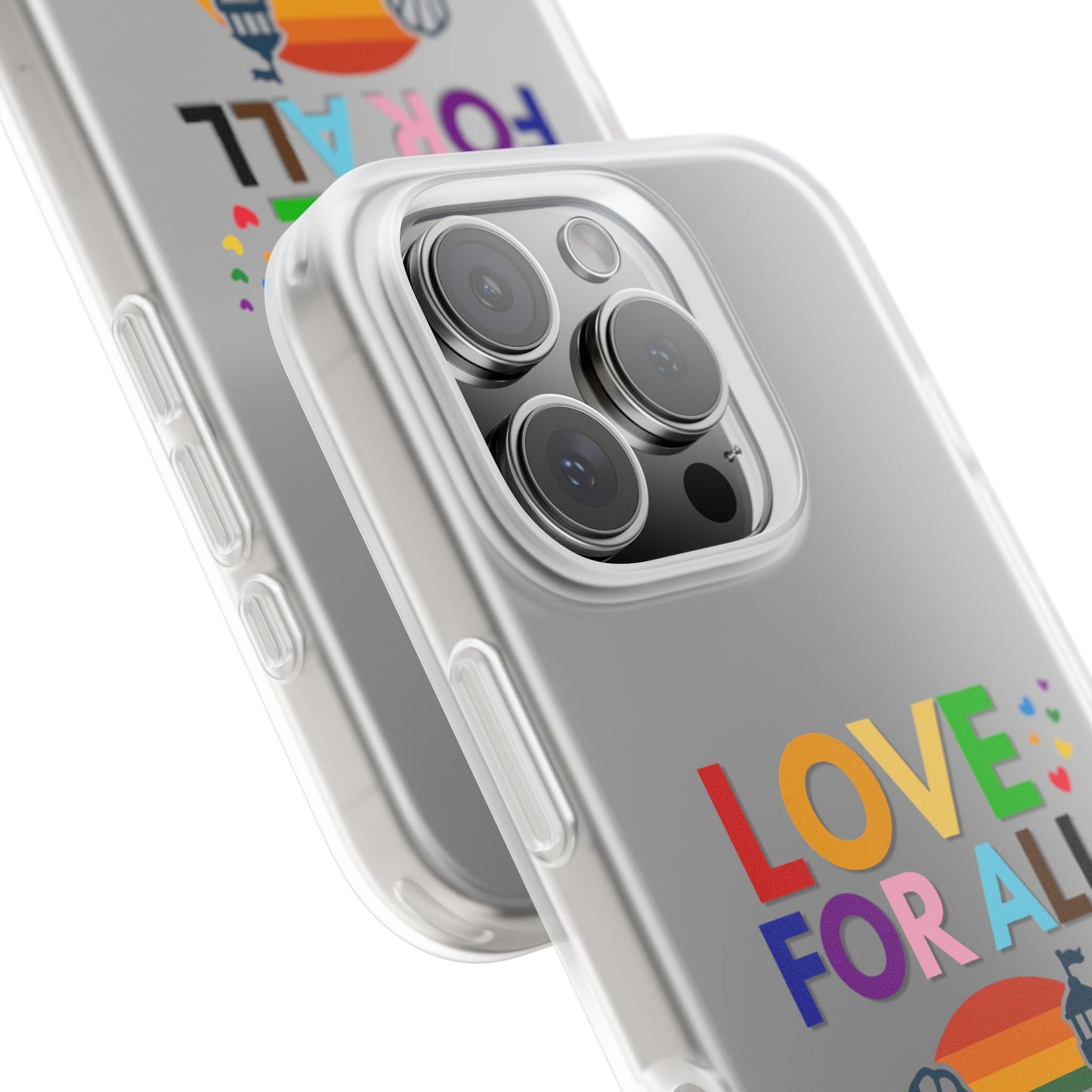 Colorful CT5 Pride (Love for all) Phone Case, LGBTQIA+ Flexi Cases, Love for All Gifts, Stylish Phone Accessories, Pride Month Celebration