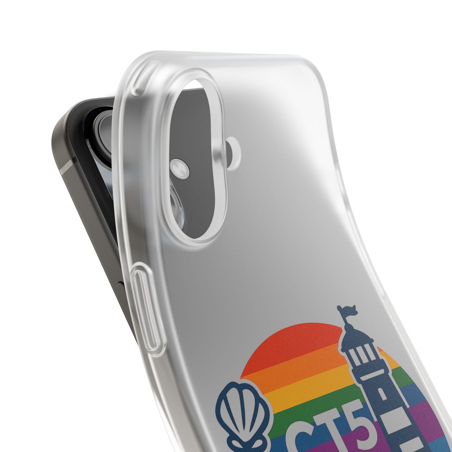 CT5 Pride Colorful Phone Case, LGBTQIA+ Flexi Cases, Love for All Gifts, Stylish Phone Accessories, Pride Month Celebration