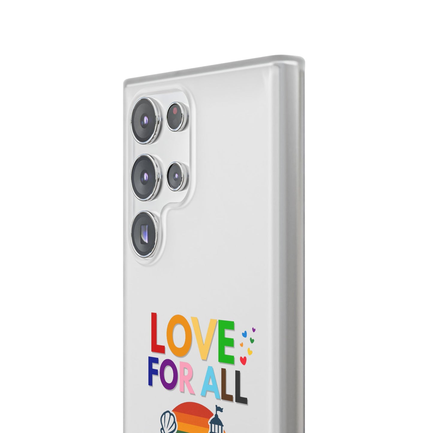 Colorful CT5 Pride (Love for all) Phone Case, LGBTQIA+ Flexi Cases, Love for All Gifts, Stylish Phone Accessories, Pride Month Celebration