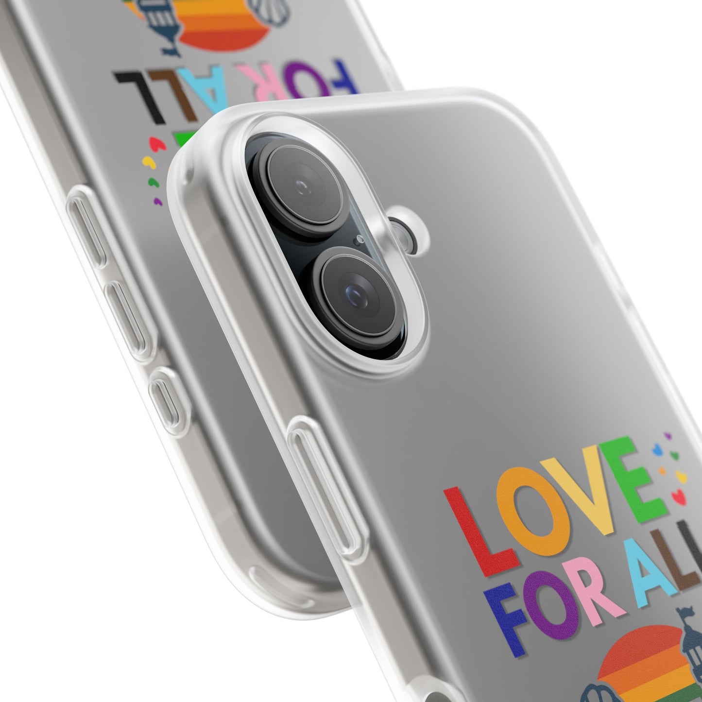 Colorful CT5 Pride (Love for all) Phone Case, LGBTQIA+ Flexi Cases, Love for All Gifts, Stylish Phone Accessories, Pride Month Celebration