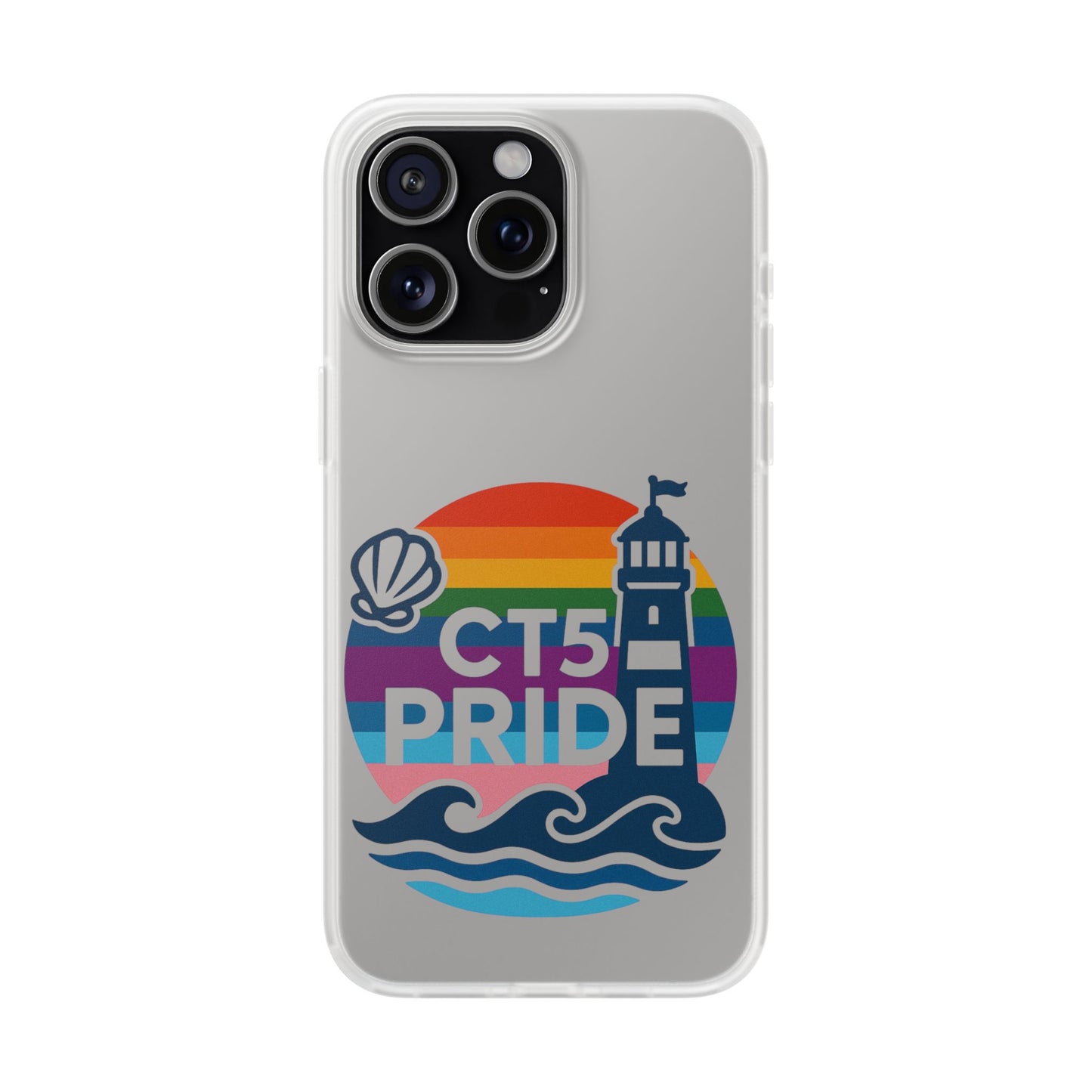 CT5 Pride Colorful Phone Case, LGBTQIA+ Flexi Cases, Love for All Gifts, Stylish Phone Accessories, Pride Month Celebration