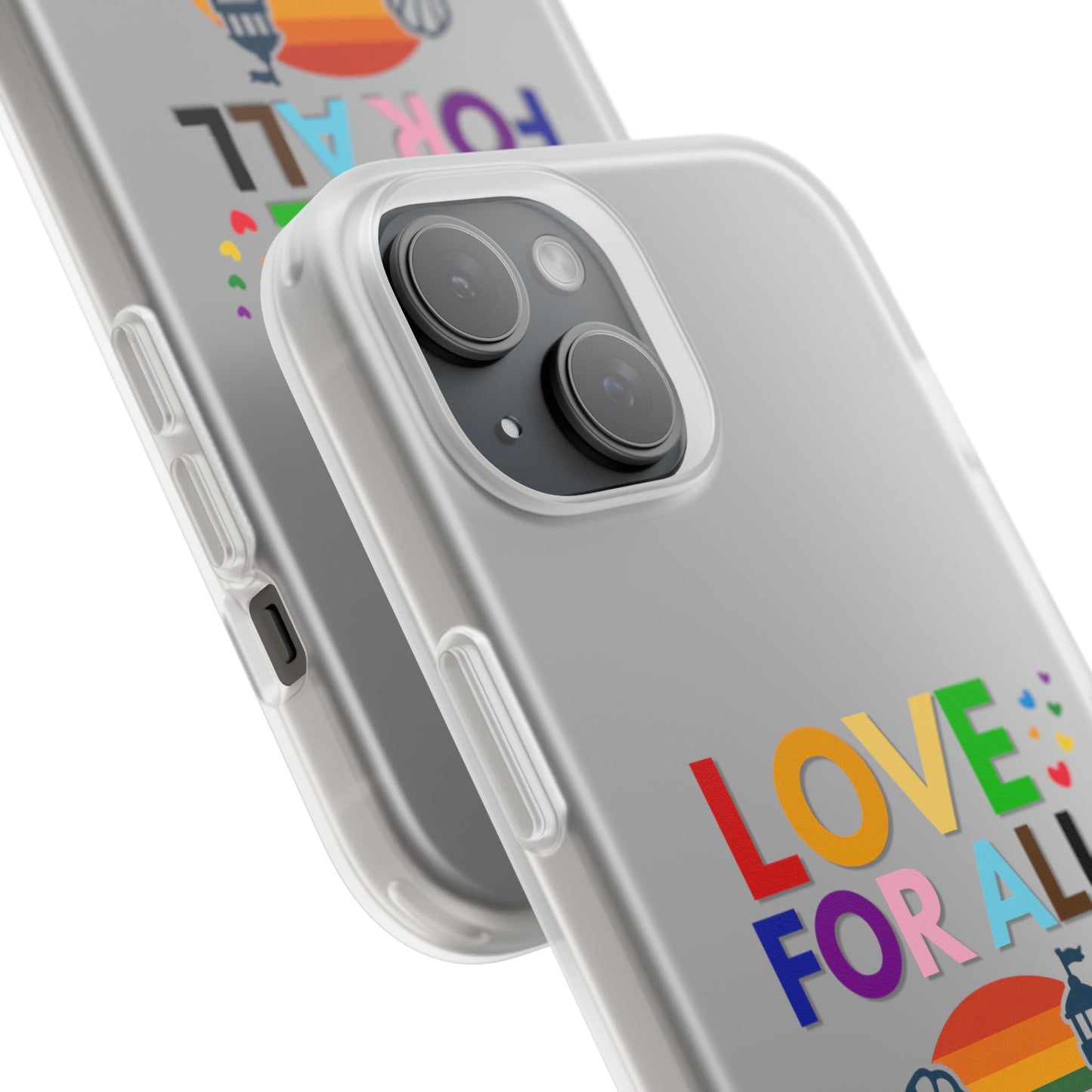 Colorful CT5 Pride (Love for all) Phone Case, LGBTQIA+ Flexi Cases, Love for All Gifts, Stylish Phone Accessories, Pride Month Celebration