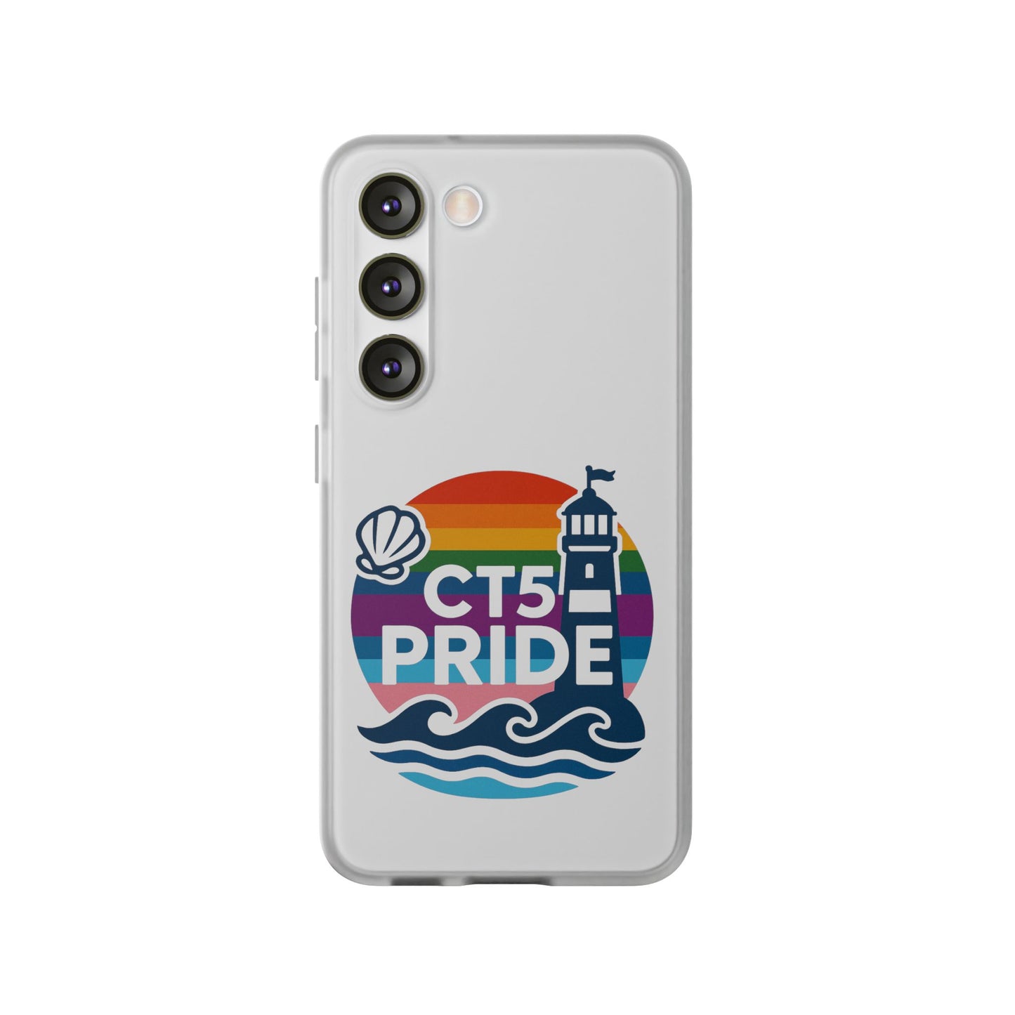 CT5 Pride Colorful Phone Case, LGBTQIA+ Flexi Cases, Love for All Gifts, Stylish Phone Accessories, Pride Month Celebration