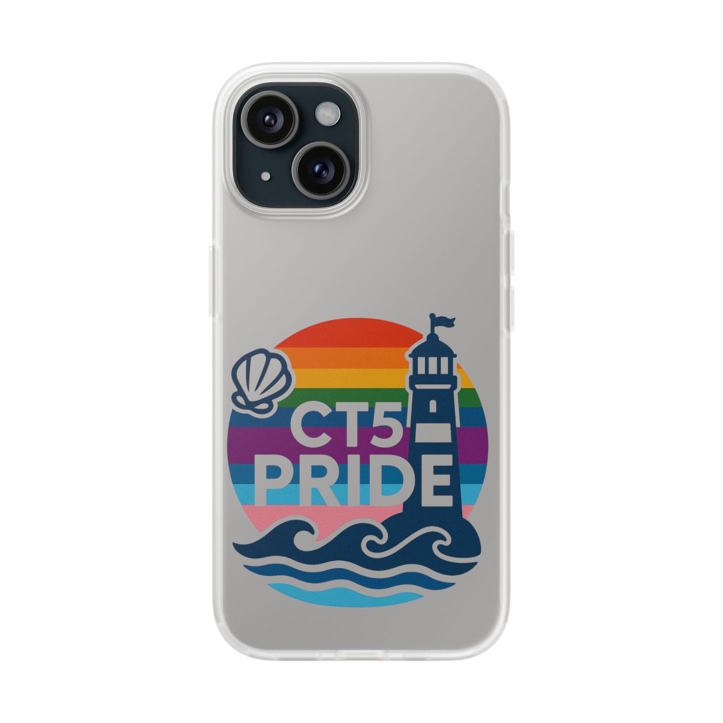 CT5 Pride Colorful Phone Case, LGBTQIA+ Flexi Cases, Love for All Gifts, Stylish Phone Accessories, Pride Month Celebration