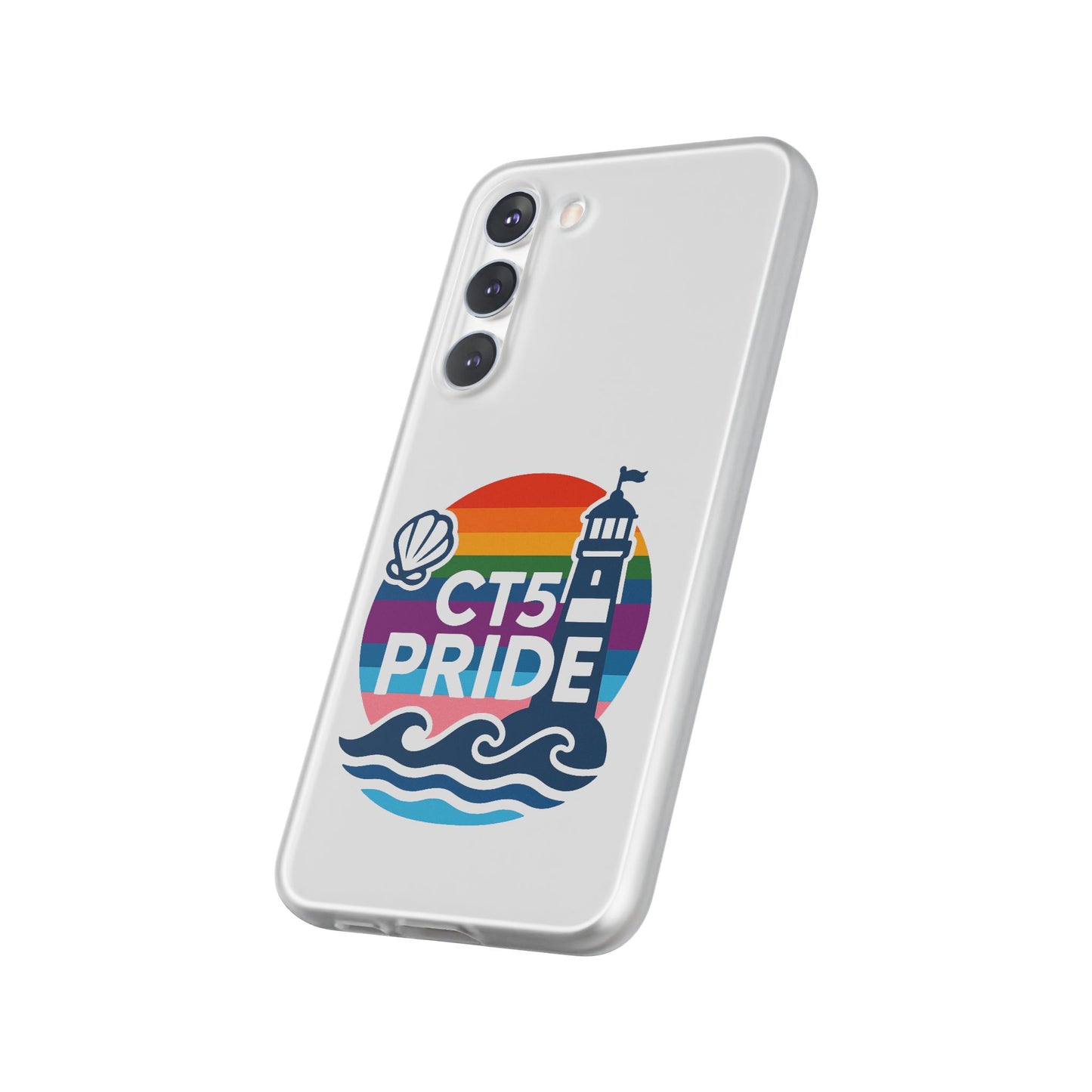 CT5 Pride Colorful Phone Case, LGBTQIA+ Flexi Cases, Love for All Gifts, Stylish Phone Accessories, Pride Month Celebration
