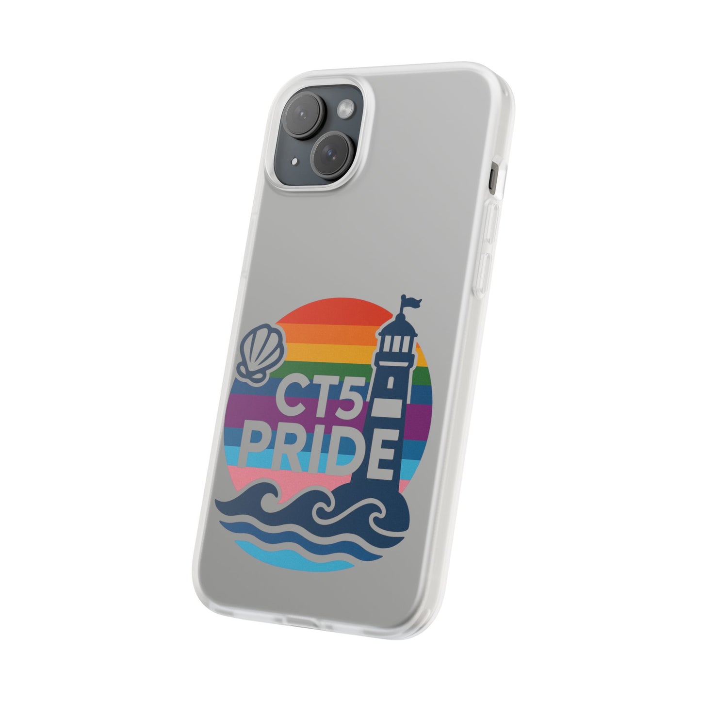 CT5 Pride Colorful Phone Case, LGBTQIA+ Flexi Cases, Love for All Gifts, Stylish Phone Accessories, Pride Month Celebration