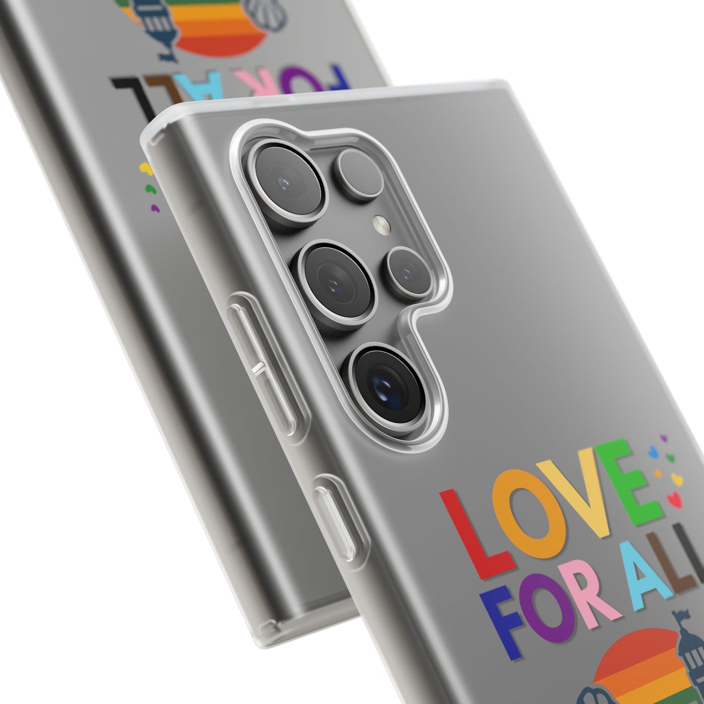 Colorful CT5 Pride (Love for all) Phone Case, LGBTQIA+ Flexi Cases, Love for All Gifts, Stylish Phone Accessories, Pride Month Celebration
