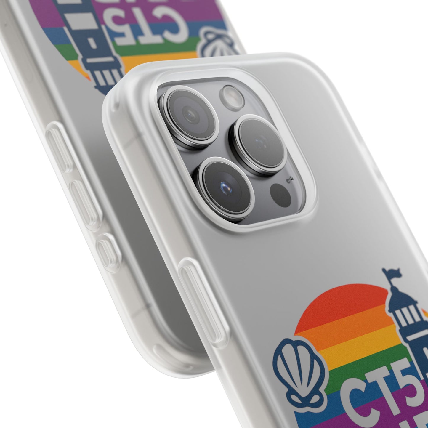 CT5 Pride Colorful Phone Case, LGBTQIA+ Flexi Cases, Love for All Gifts, Stylish Phone Accessories, Pride Month Celebration