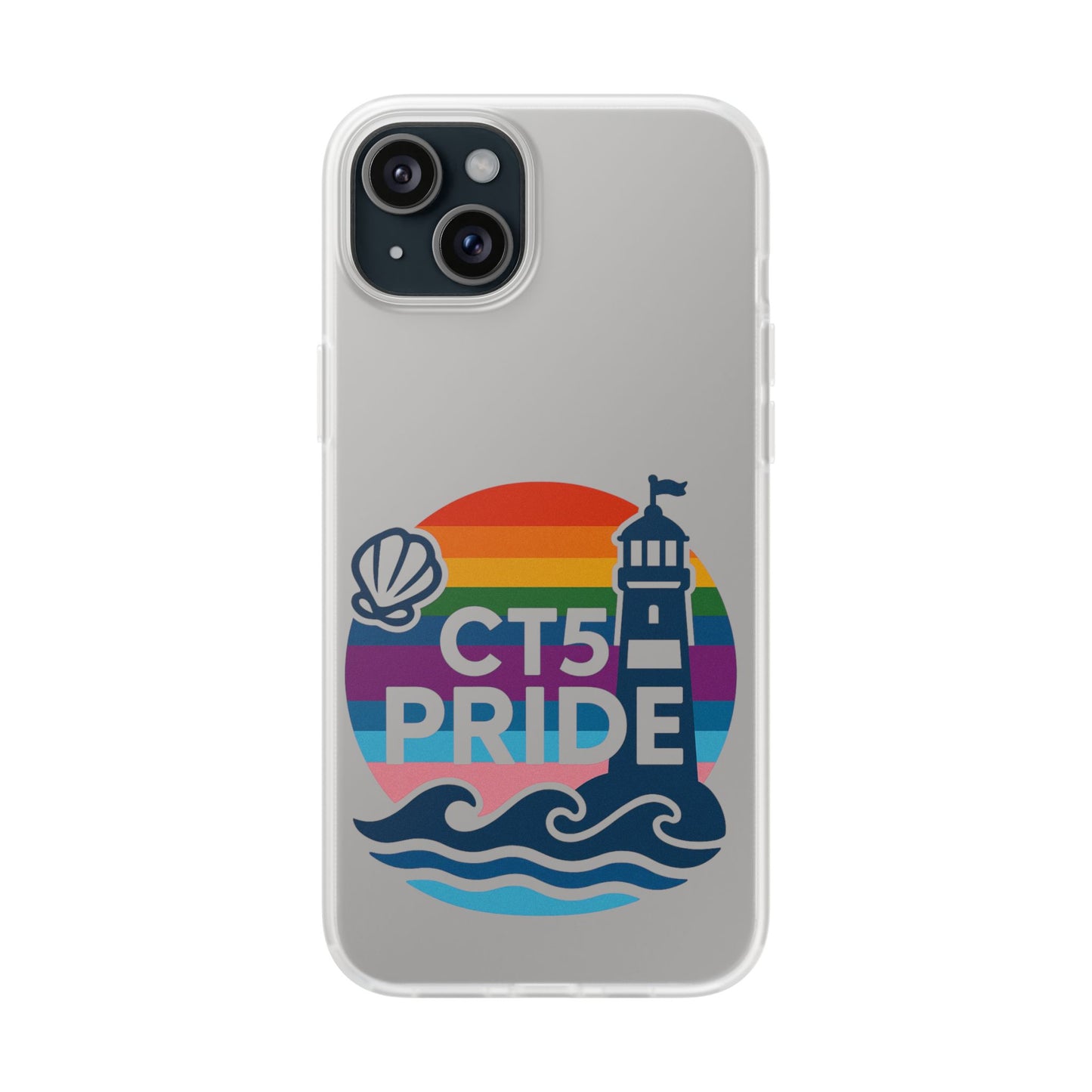 CT5 Pride Colorful Phone Case, LGBTQIA+ Flexi Cases, Love for All Gifts, Stylish Phone Accessories, Pride Month Celebration