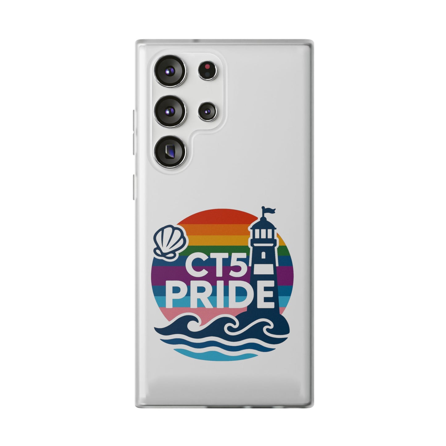 CT5 Pride Colorful Phone Case, LGBTQIA+ Flexi Cases, Love for All Gifts, Stylish Phone Accessories, Pride Month Celebration