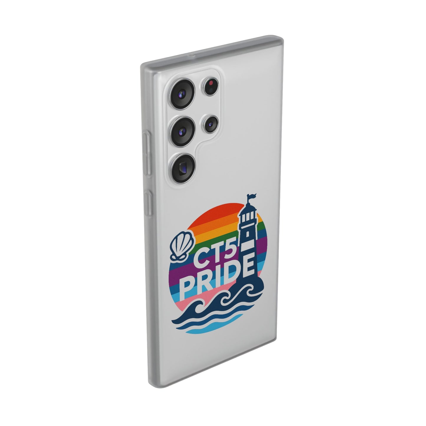 CT5 Pride Colorful Phone Case, LGBTQIA+ Flexi Cases, Love for All Gifts, Stylish Phone Accessories, Pride Month Celebration