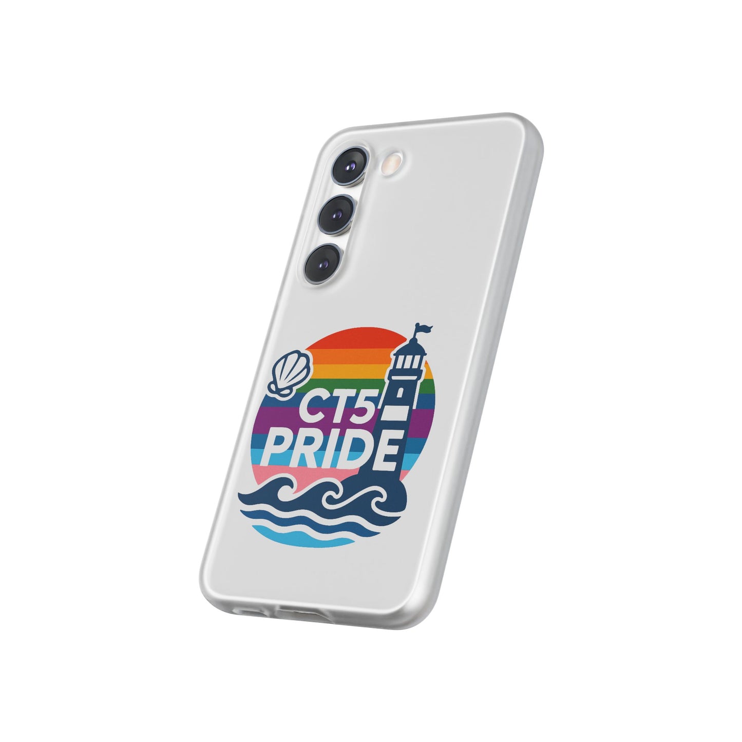 CT5 Pride Colorful Phone Case, LGBTQIA+ Flexi Cases, Love for All Gifts, Stylish Phone Accessories, Pride Month Celebration