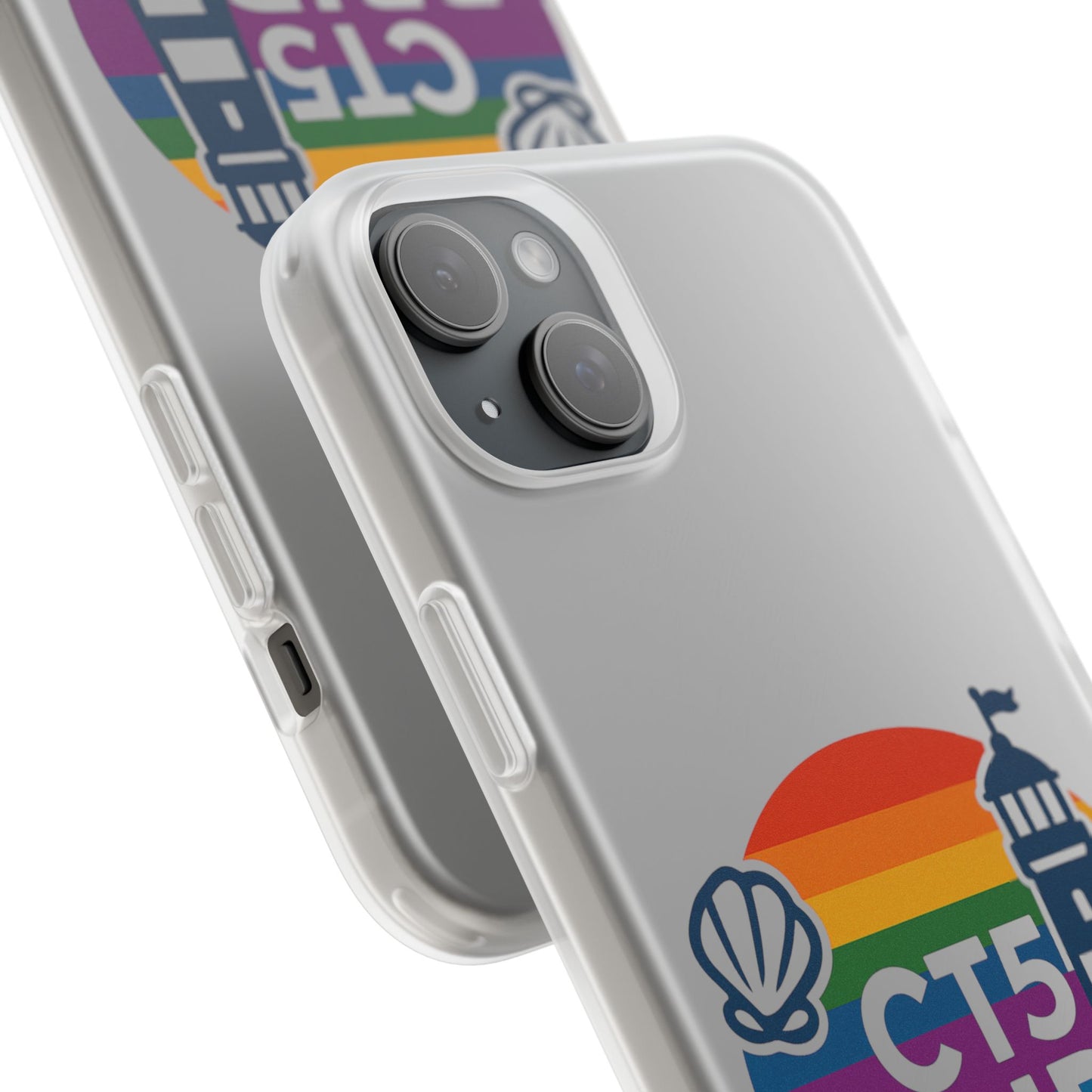 CT5 Pride Colorful Phone Case, LGBTQIA+ Flexi Cases, Love for All Gifts, Stylish Phone Accessories, Pride Month Celebration