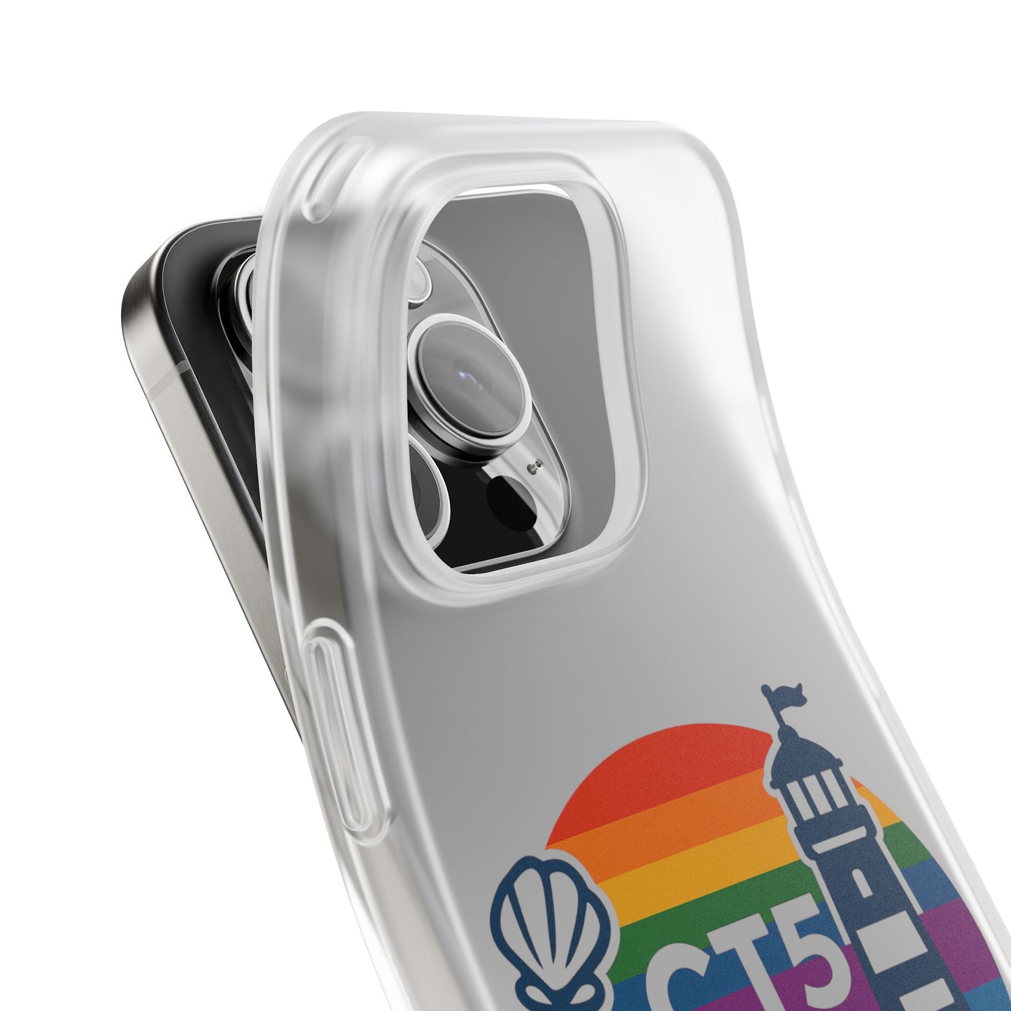 CT5 Pride Colorful Phone Case, LGBTQIA+ Flexi Cases, Love for All Gifts, Stylish Phone Accessories, Pride Month Celebration