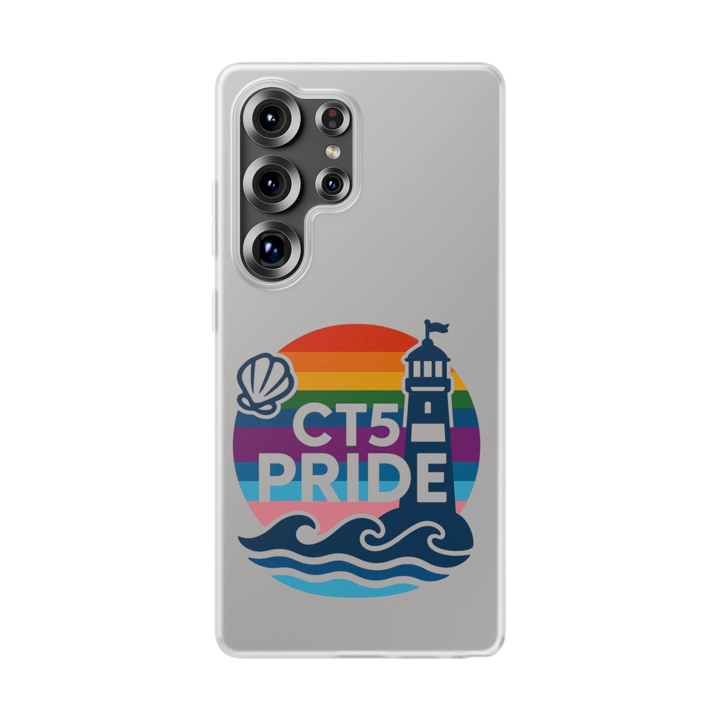 CT5 Pride Colorful Phone Case, LGBTQIA+ Flexi Cases, Love for All Gifts, Stylish Phone Accessories, Pride Month Celebration