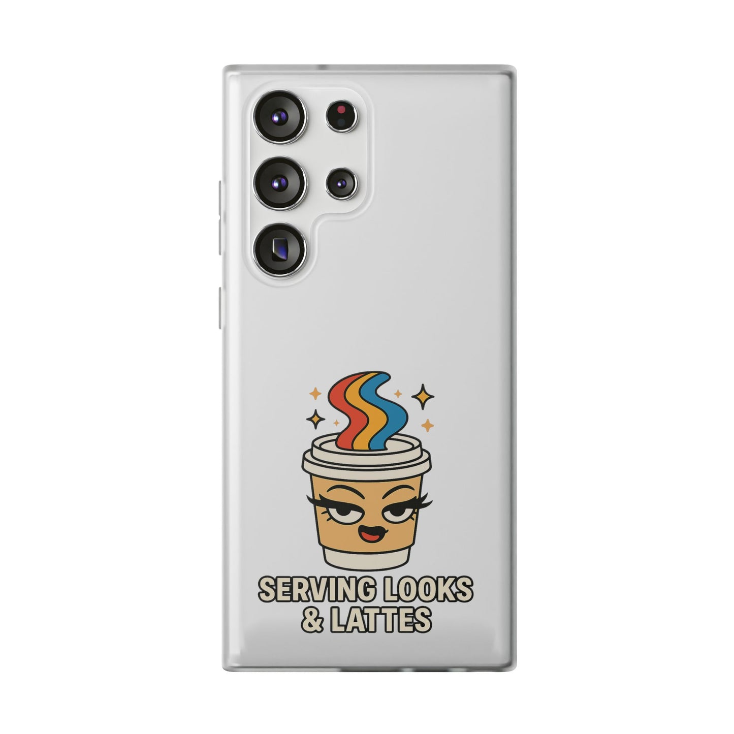 Colorful CT5 Pride (Serving Latte's) Phone Case, LGBTQIA+ Flexi Cases, Love for All Gifts, Stylish Phone Accessories, Pride Month Celebration