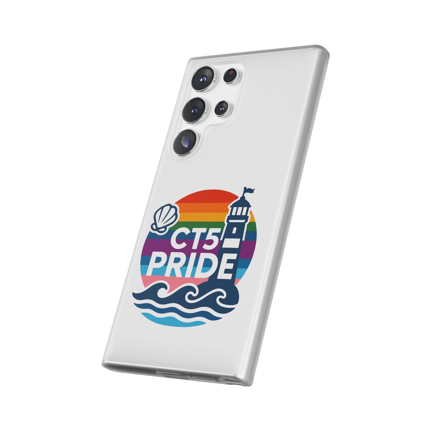 CT5 Pride Colorful Phone Case, LGBTQIA+ Flexi Cases, Love for All Gifts, Stylish Phone Accessories, Pride Month Celebration