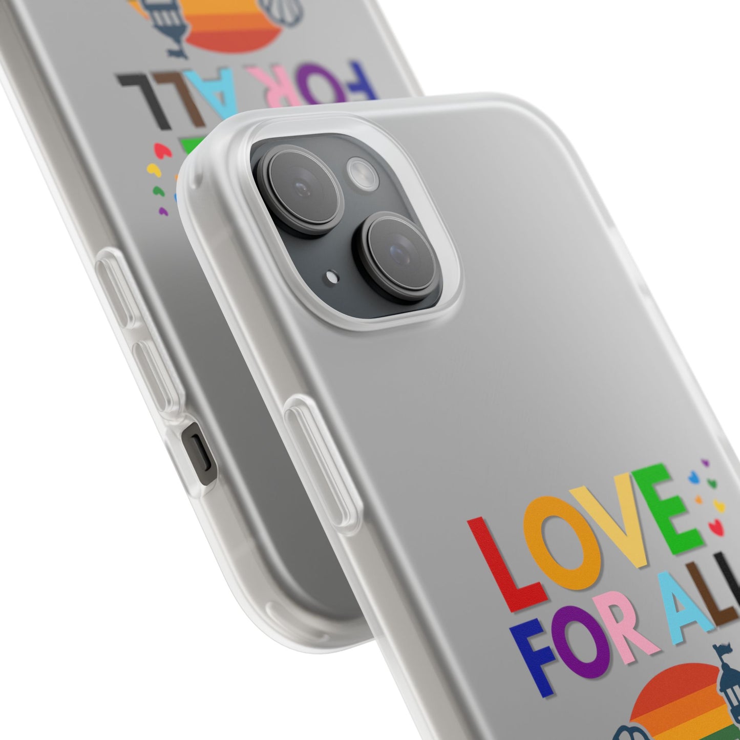 Colorful CT5 Pride (Love for all) Phone Case, LGBTQIA+ Flexi Cases, Love for All Gifts, Stylish Phone Accessories, Pride Month Celebration