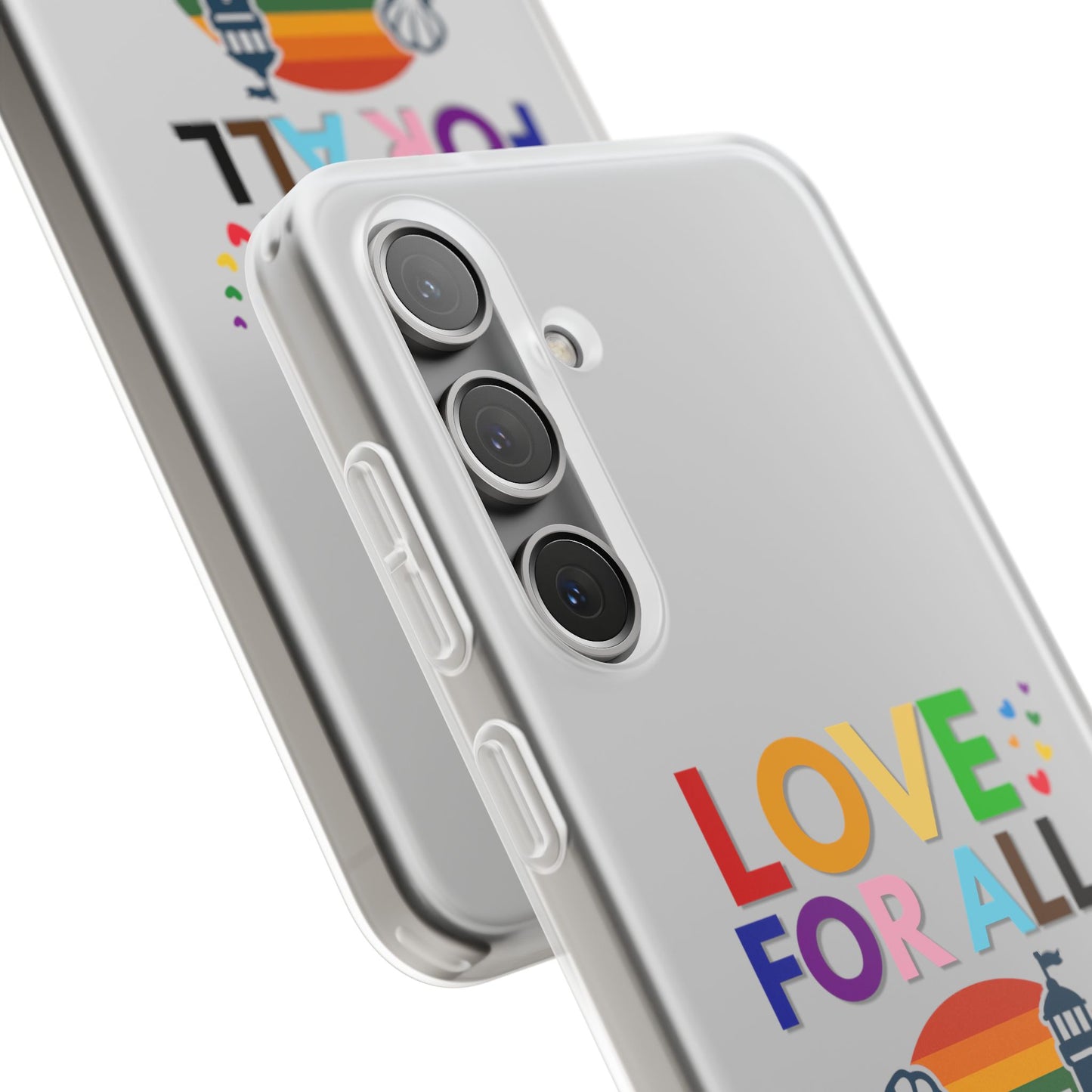 Colorful CT5 Pride (Love for all) Phone Case, LGBTQIA+ Flexi Cases, Love for All Gifts, Stylish Phone Accessories, Pride Month Celebration