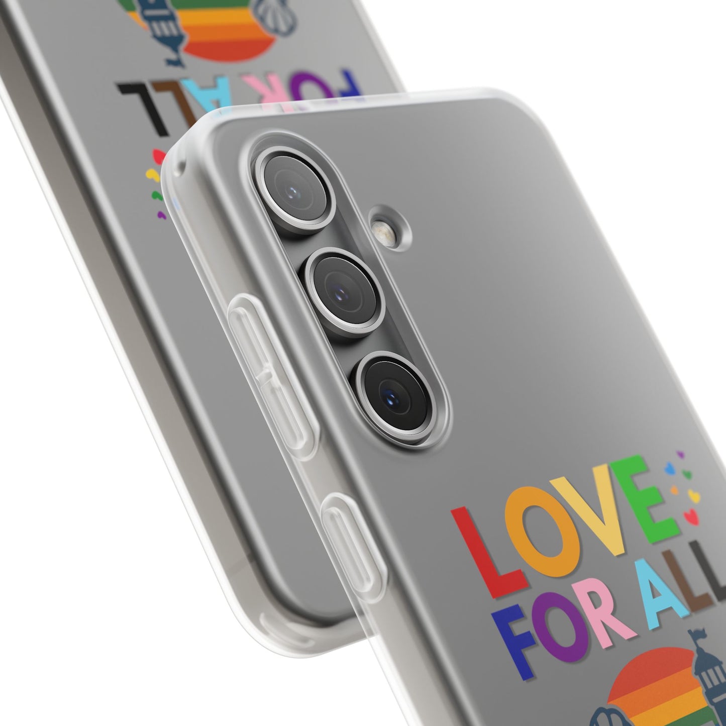 Colorful CT5 Pride (Love for all) Phone Case, LGBTQIA+ Flexi Cases, Love for All Gifts, Stylish Phone Accessories, Pride Month Celebration