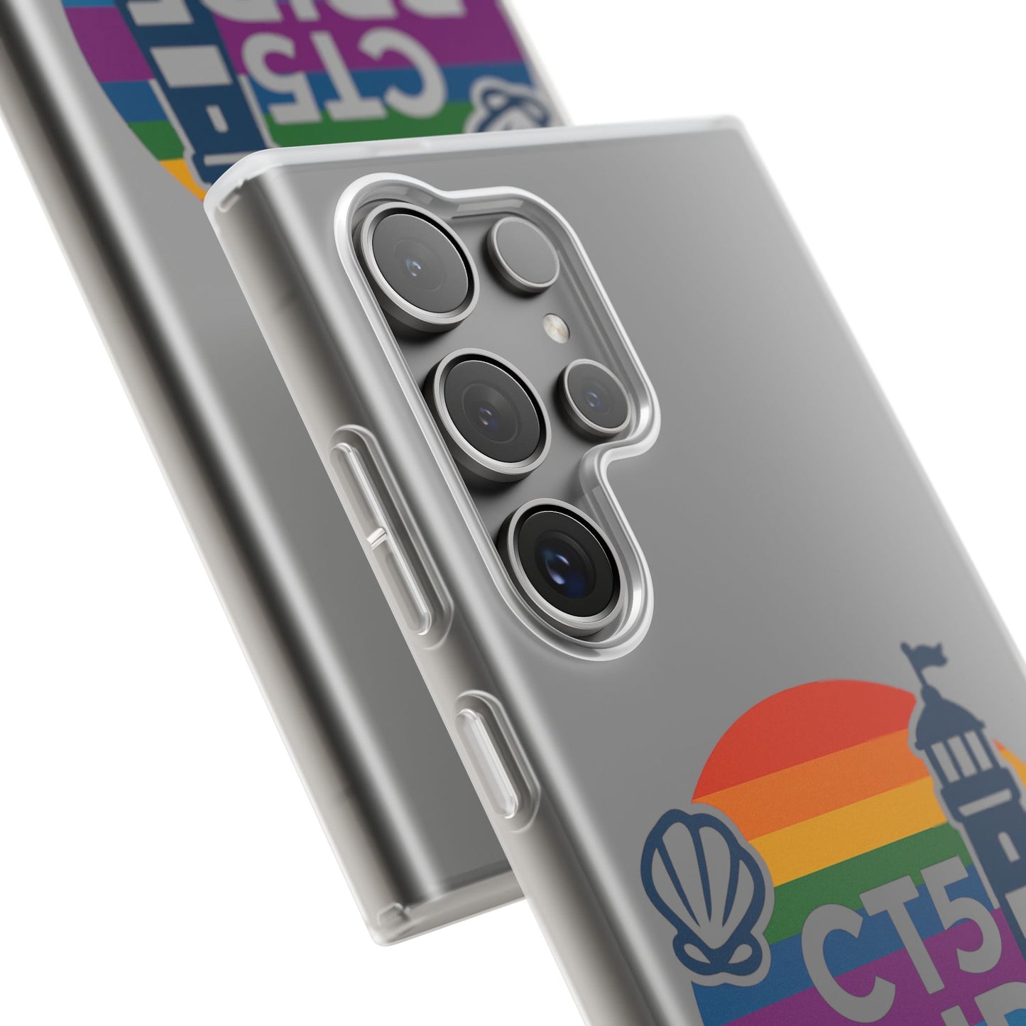 CT5 Pride Colorful Phone Case, LGBTQIA+ Flexi Cases, Love for All Gifts, Stylish Phone Accessories, Pride Month Celebration