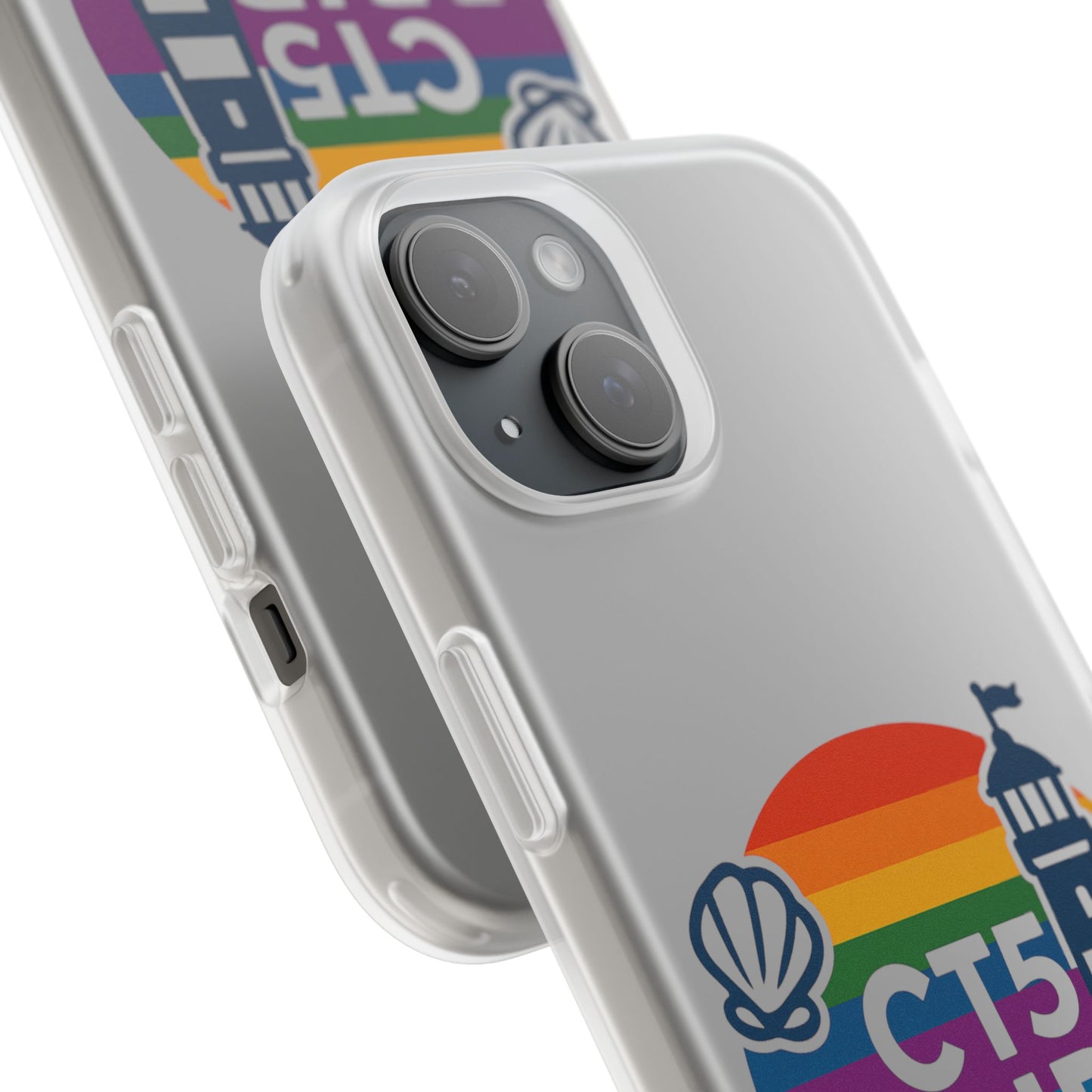 CT5 Pride Colorful Phone Case, LGBTQIA+ Flexi Cases, Love for All Gifts, Stylish Phone Accessories, Pride Month Celebration