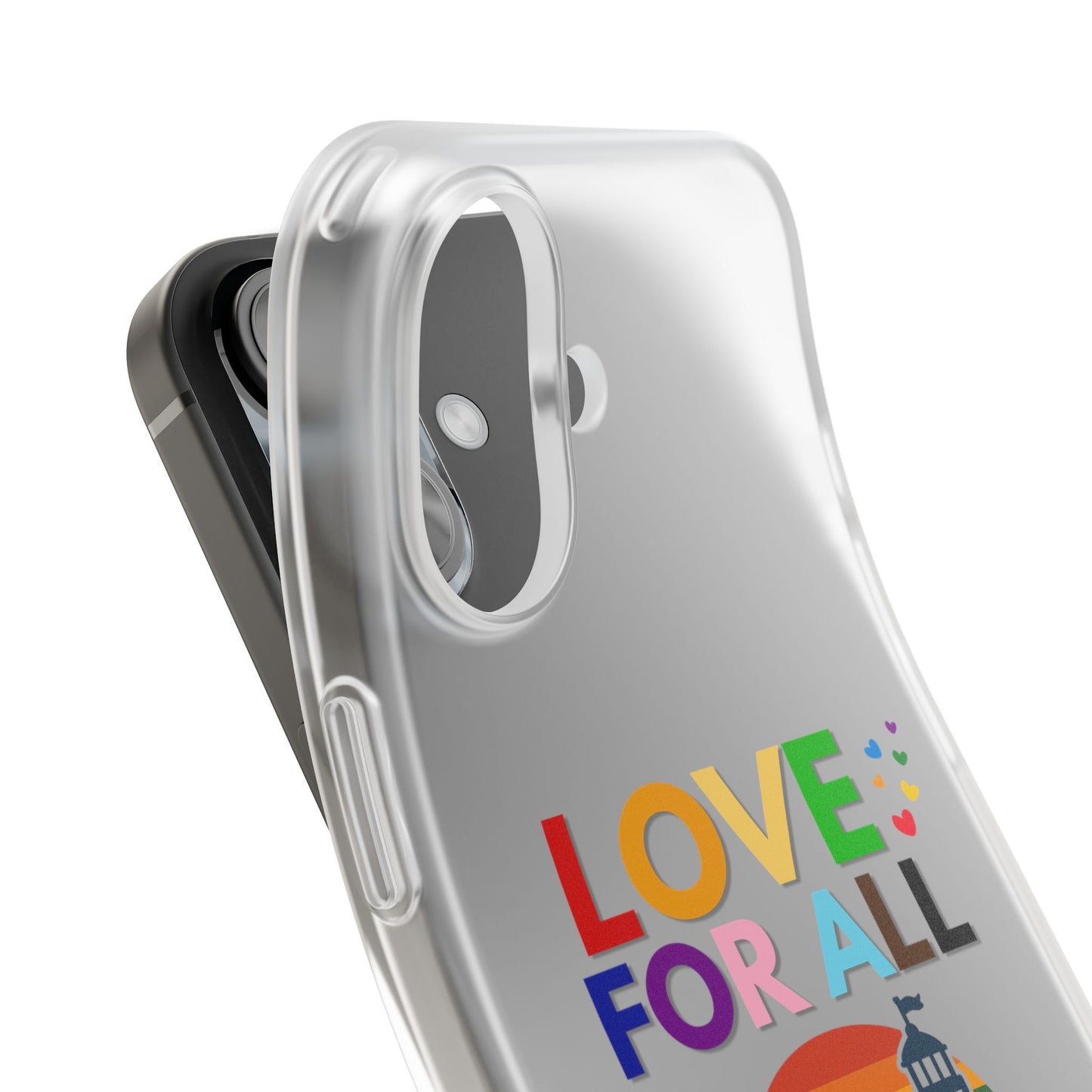 Colorful CT5 Pride (Love for all) Phone Case, LGBTQIA+ Flexi Cases, Love for All Gifts, Stylish Phone Accessories, Pride Month Celebration